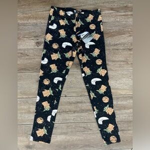 Star Wars Disney Grogu Yoda The Child Women’s All Over Print Leggings Size Small